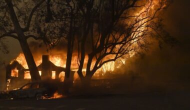 California's Eaton Fire cause by electrical discharge from utility company