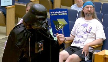 Darth Vader Roasts Flock Cameras At San Diego Council
