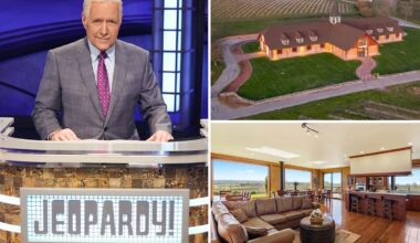 Alex Trebek’s  ginormous California ranch sells at jaw-dropping discount
