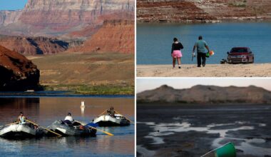 California’s water and power supply threatened as Lake Powell hits record low
