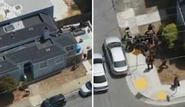 Moment disgusting perv is nabbed by San Francisco cops in vile child sex chatroom sting