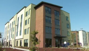 Dorm move-in day at Fresno State, including new housing project