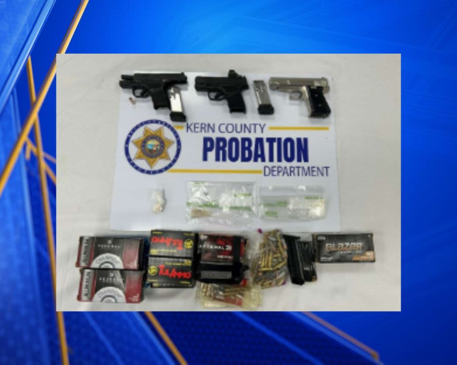 Kern County Probation Department arrests Bakersfield man on firearm, drug offenses Tuesday