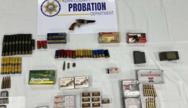 South Bakersfield man on felony probation arrested after firearm, ammunition allegedly found at home