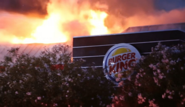 Massive fire destroys Burger King in San Jose