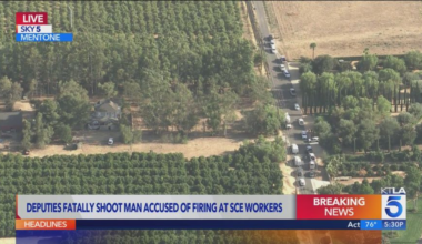Deputies shoot, kill man accused of firing on Southern California Edison workers in Inland Empire