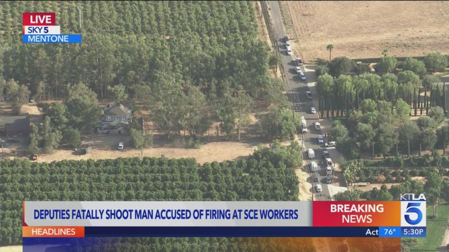 Deputies shoot, kill man accused of firing on Southern California Edison workers in Inland Empire