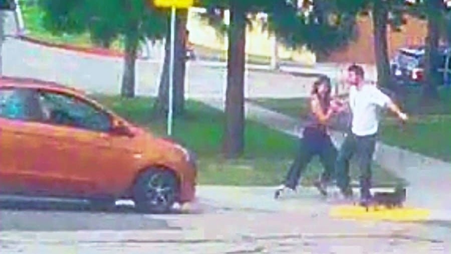 Los Angeles couple walking their dog says angry driver tried to run them over in road rage incident