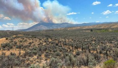 Hawk Fire near California-Nevada border prompts evacuation warnings in Sierra County