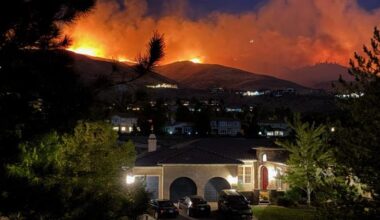 Hawk Fire near California-Nevada border prompts evacuation warnings in Sierra County