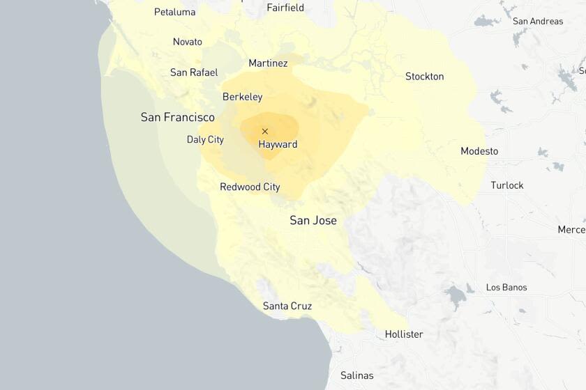 Magnitude 3.8 earthquake centered in Oakland shakes Northern California