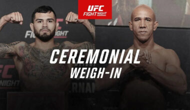 UFC Sacramento Ceremonial Weigh-In Video