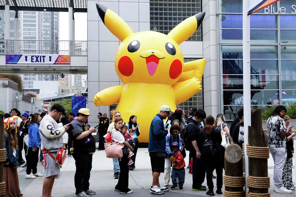Wild lines shut down popular giveaway at Pokemon Worlds in SF