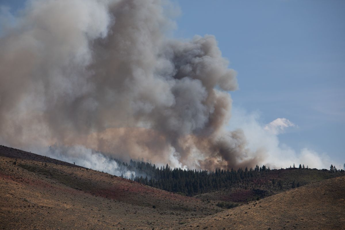 Is smoke from Nevada's Hawk Fire affecting California air quality?