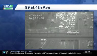 Highway 99 crash in Sacramento snarls traffic starting at 4th Avenue