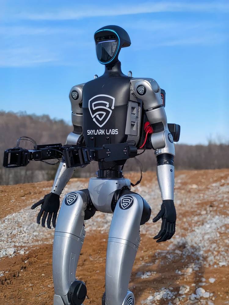 California-based Skylark Labs Inc. is building humanoid software for military use in the U.S. and worldwide. (Skylark Labs).