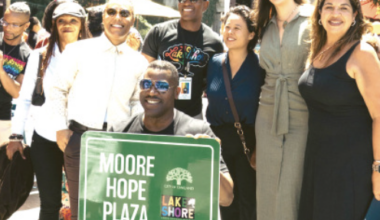 Moore Hope Plaza Unveiled in Oakland’s Lakeshore LGBTQ+ Cultural District - San Francisco Bay Times