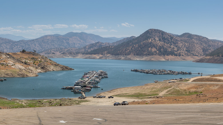 View of Pine Flat Lake, California