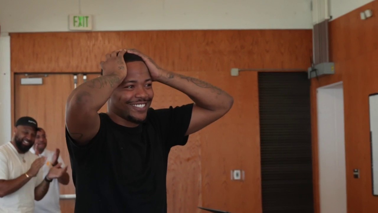 Oakland man surprised with new truck and tools for his business