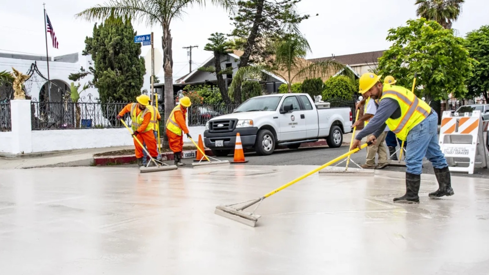 Repainted Los Angeles Streets Are Having A Big Effect On Local Heatwaves