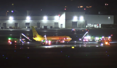 Video shows DHL plane on fire at LAX – NBC Los Angeles