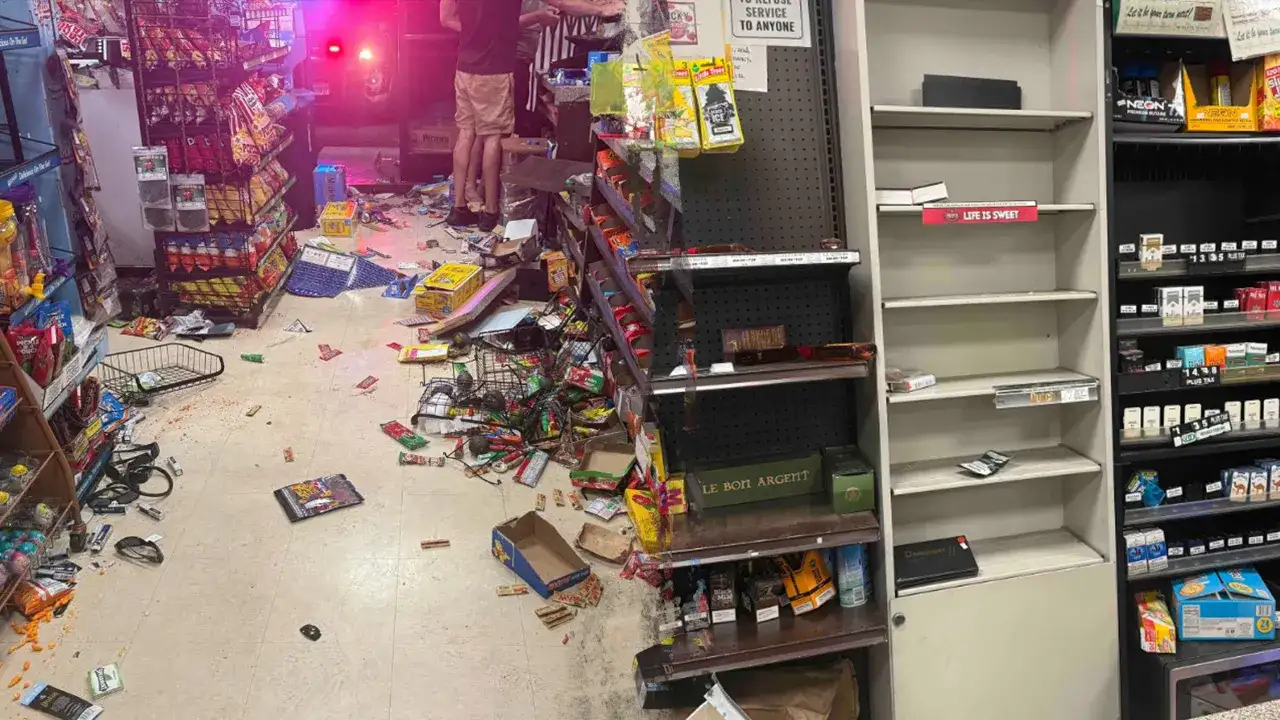 California street takeover suspects ransack family store with power tools