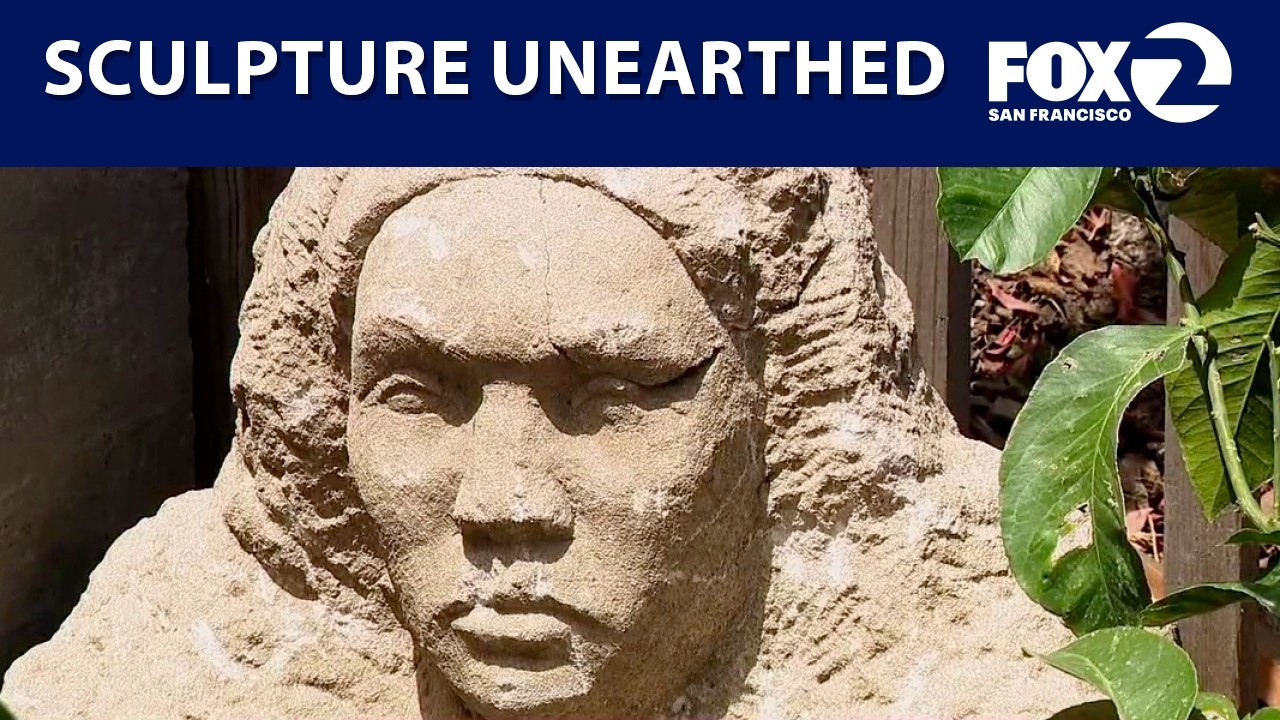 Mystery sculpture found in San Francisco backyard | KTVU