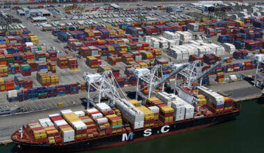 msc ship at Port of Oakland