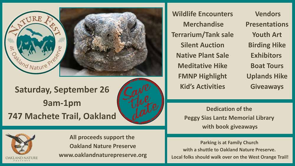Oakland Nature Preserve Festival Celebrates Conservation, Community and Learnings(Sept. 26)