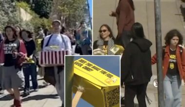 Activists descend on billionaire Chris Larsen's San Francisco mansion over Flock cameras