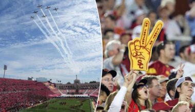 USC beats San Jose State 42-26 despite sparse Coliseum crowd