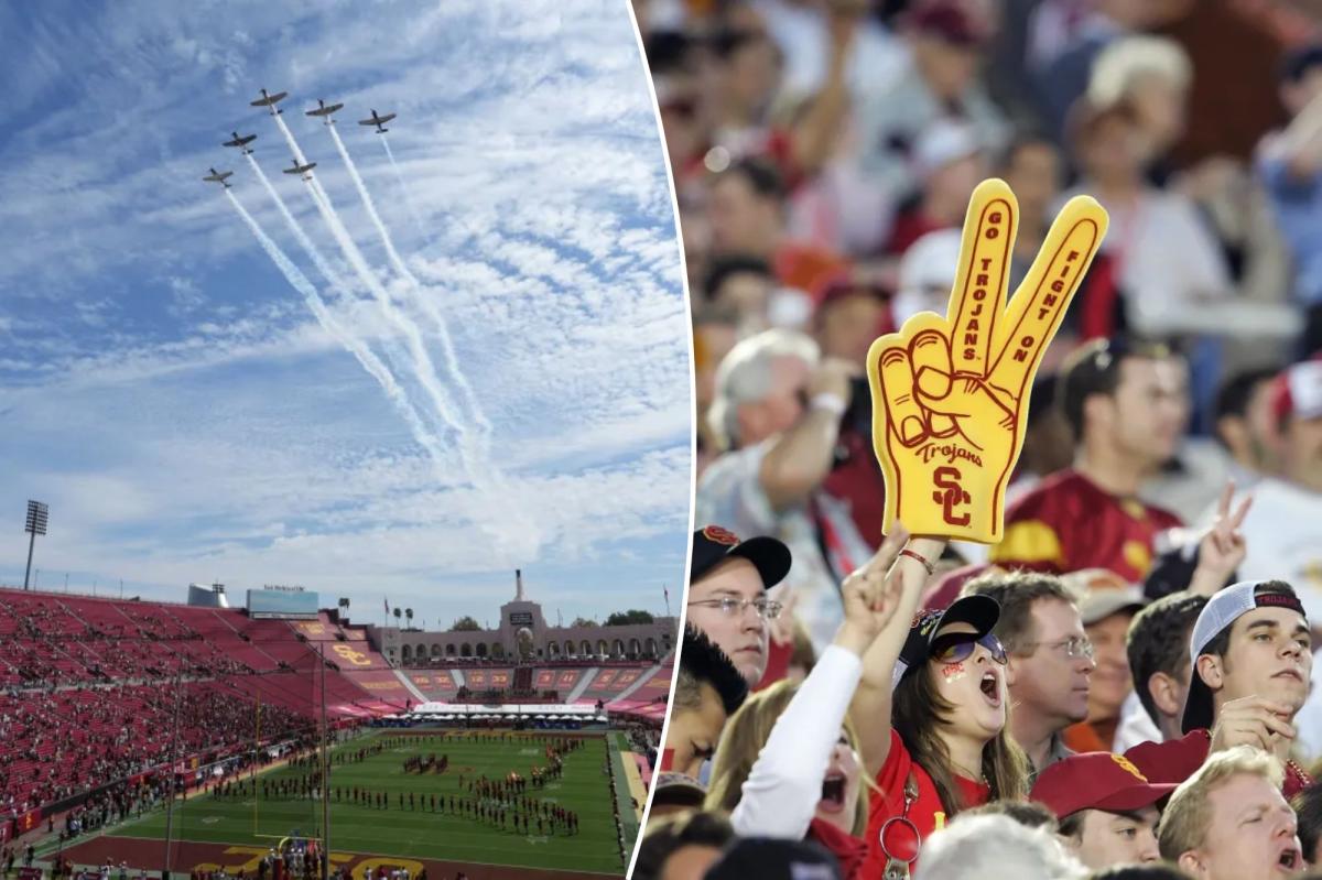 USC beats San Jose State 42-26 despite sparse Coliseum crowd