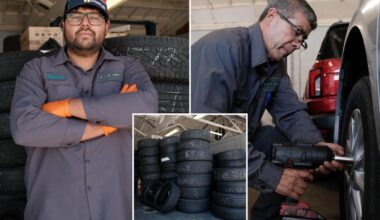 California business owners, drivers fume at new tire rules
