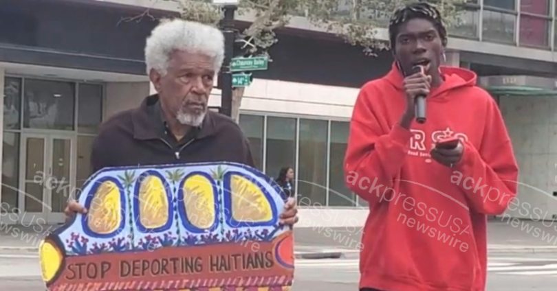 Oakland Protesters Rally to Defend Haitian Immigrants and TPS
