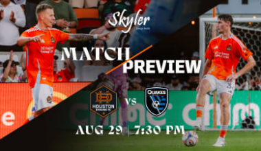 MATCH PREVIEW: Houston Dynamo FC host San Jose Earthquakes in Western Conference clash, look to take back top spot in the table