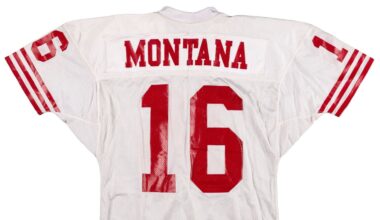 Joe Montana Super Bowl XXIV jersey fetches record price