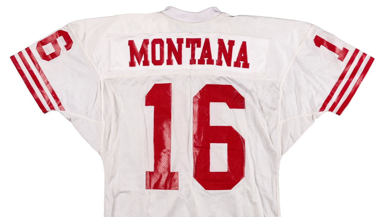 Joe Montana Super Bowl XXIV jersey fetches record price