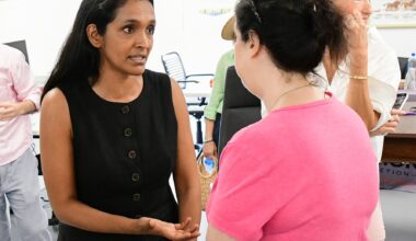 Los Angeles Mayoral Candidate Nithya Raman Addresses Fire Recovery at Palisades Forum