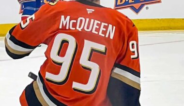 Roger McQueen pays homage to Lightning McQueen with jersey number choice of 95