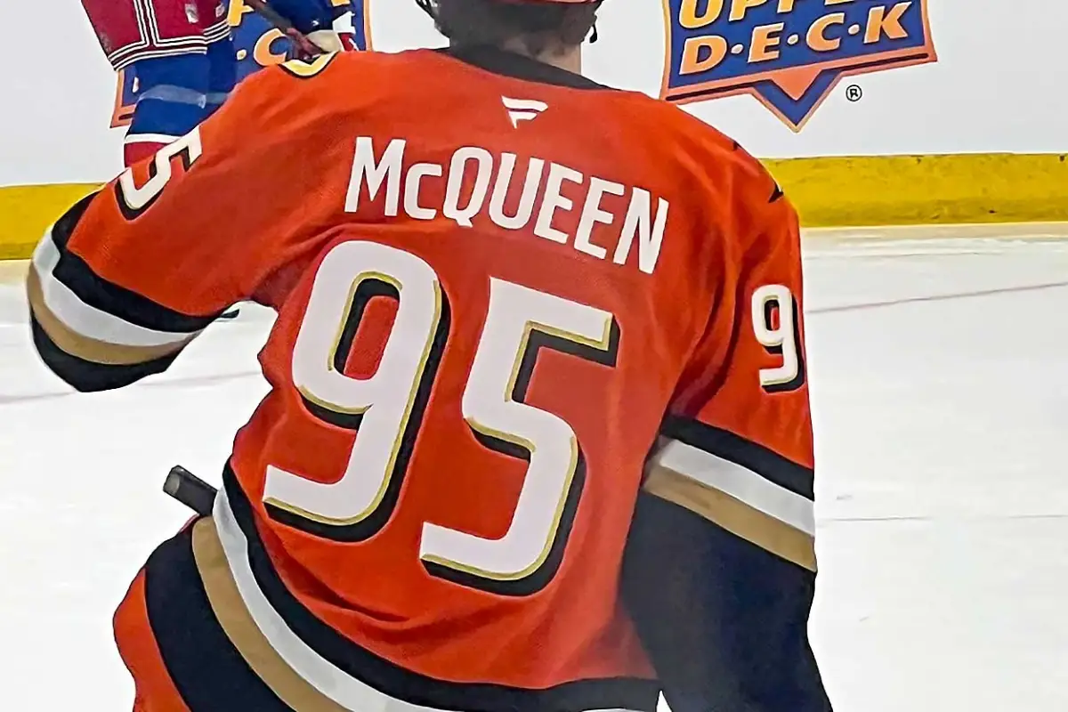 Roger McQueen pays homage to Lightning McQueen with jersey number choice of 95