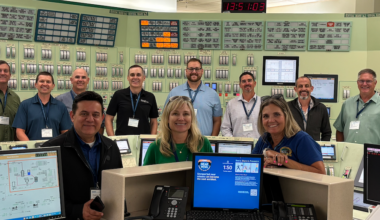 group in a control room