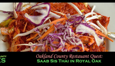 Oakland County Restaurant Quest: Saab Sis Thai in Royal Oak