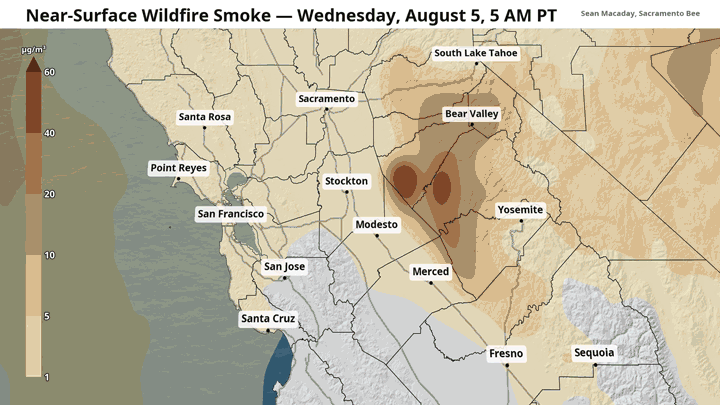 Smoke forecast looping gif