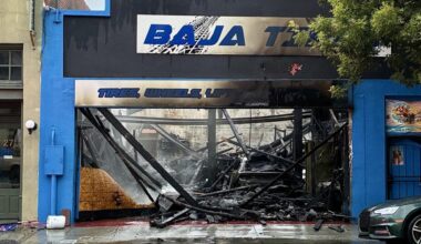 Downtown San Jose tire shop damaged in early morning 3-alarm fire