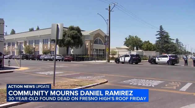 Vigil Held for Man Found Dead on Top of Fresno High School Building