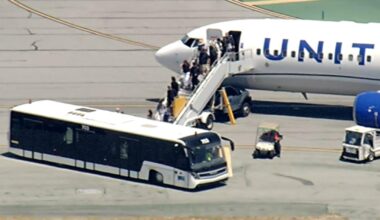United flight from San Francisco to Los Cabos, Mexico returns to SFO after tire damaged during takeoff