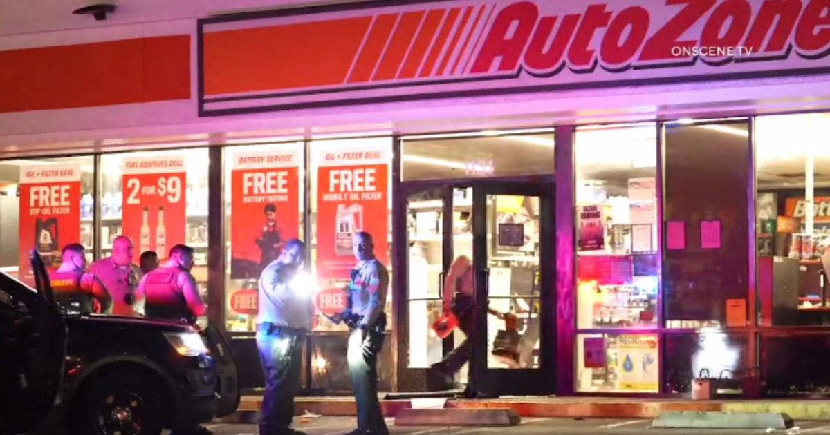 East Los Angeles AutoZone found ransacked near street takeover, LA County deputies say