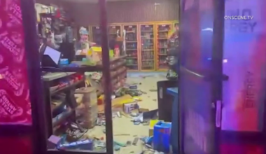 Bellflower liquor store ransacked during street takeover, LA County deputies say