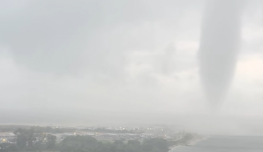 VIDEO: Rare tornado touches down on New York's Long Island