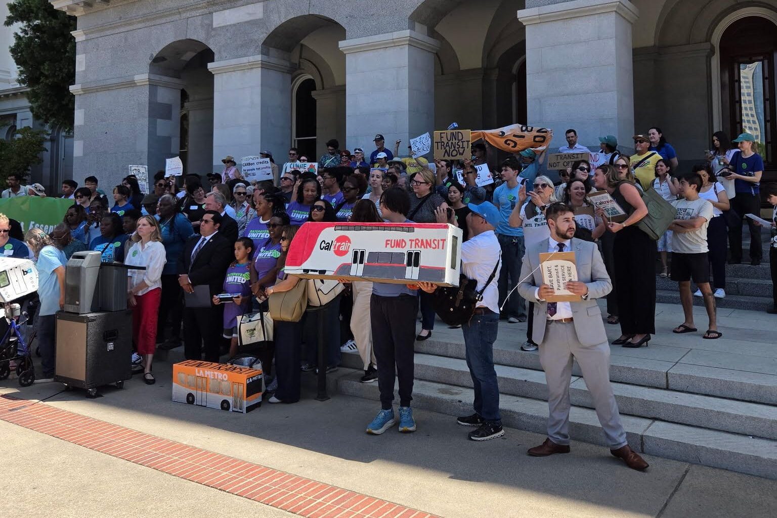 Call to Action: Transit Advocates Rally at State Capitol